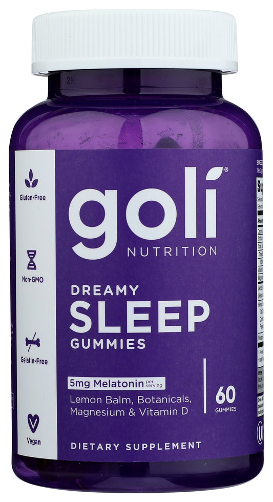 Goli Nutrition Sleep Gummies on white background