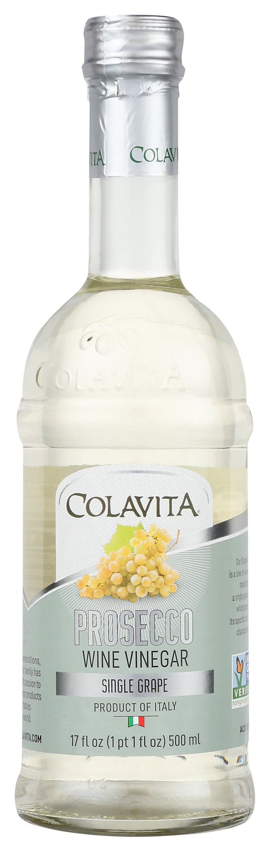 Colavita White Champagne Vinegar on white background