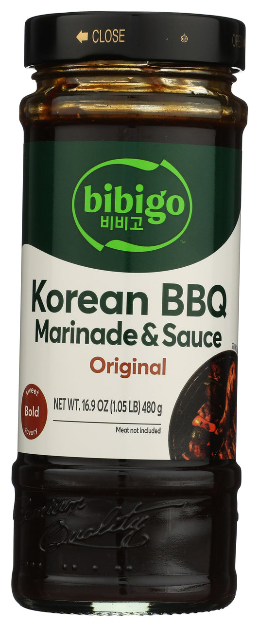 Bibigo Original Korean BBQ Marinade & Sauce on white background