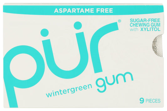 Pur Wintermint Gum on white background