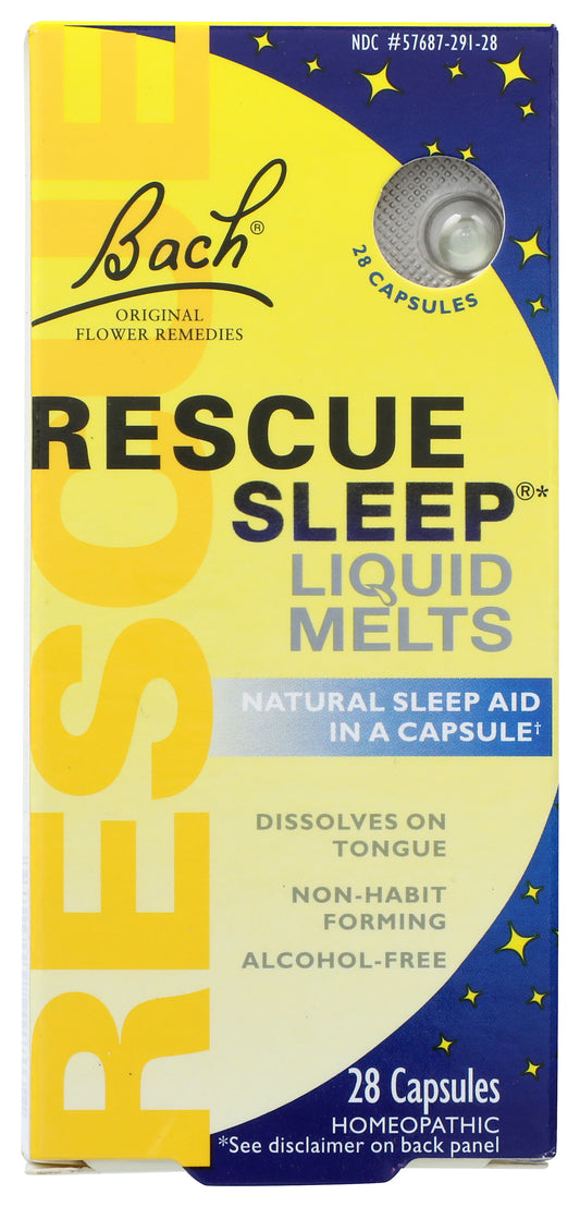 Bach Rescue Sleep Liquid Melts on white background
