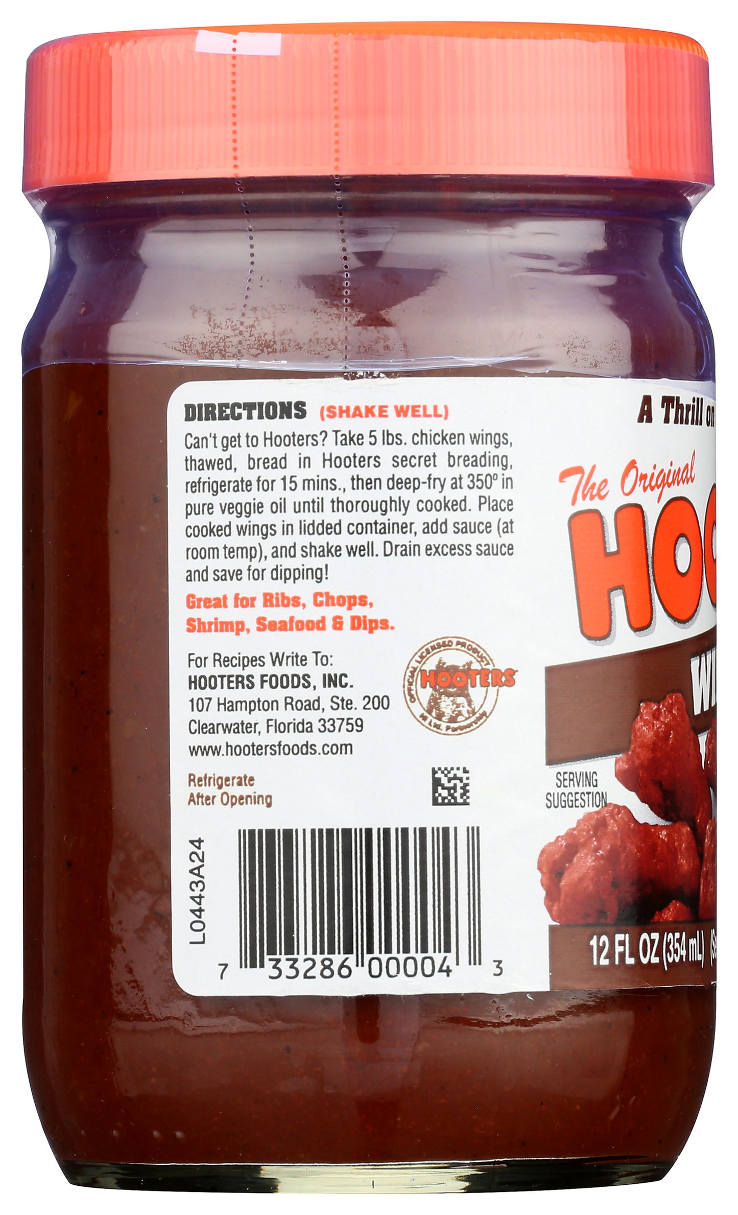 Hooters Extra Hot Wing Sauce