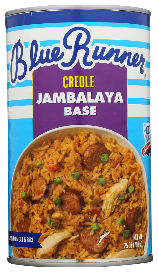 Blue Runner Creole Jambalaya Base on white background
