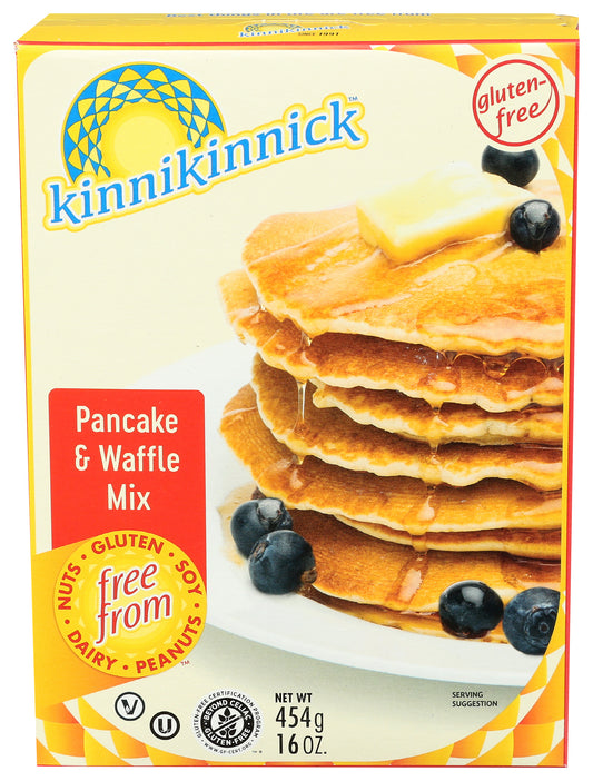 Kinnikinnick Pancake & Waffle Mix on white background
