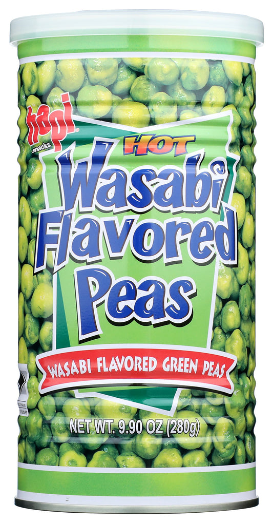 Hapi Snacks Wasabi Hot Green Peas on white background