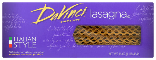 Davinci Signature Lasagne on white background