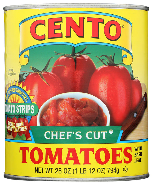 Cento Chef's Cut Italian Tomatoes on white background