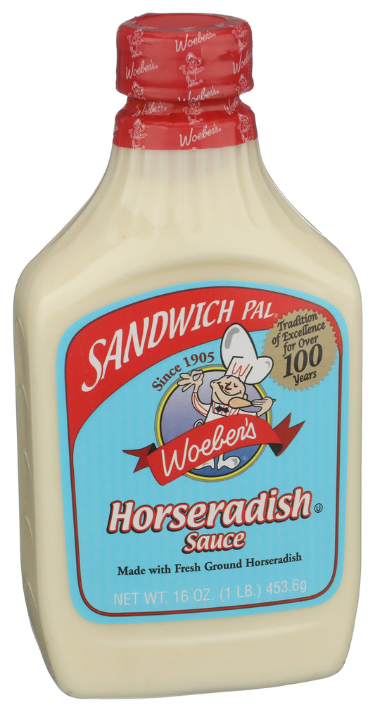 Woeber'S Sandwich Pal Horseradish Sauce on white background