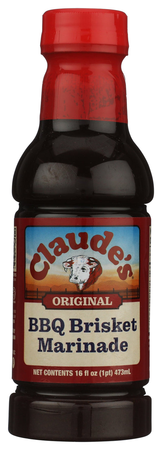 Claude's Barbeque Brisket Marinade Sauce on white background