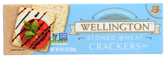 Wellington Stoned Wheat Crackers on white background