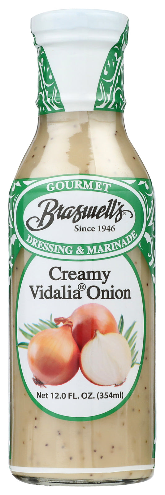 Braswell'S Creamy Vidalia Onion Salad Dressing on white background