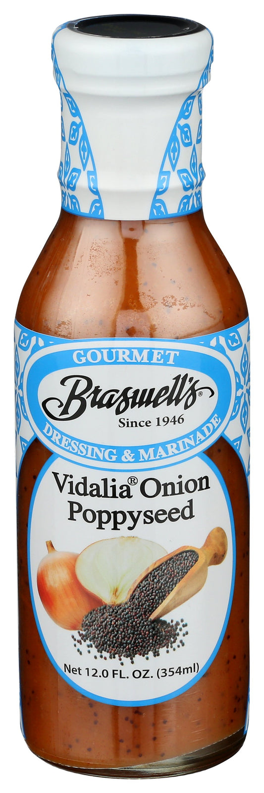 Braswell'S Vidalia Onion & Poppyseed Dressing on white background